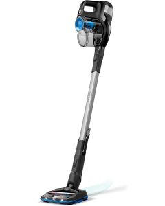 Aspirateur Balai sans fil de 0,6L bleu gris noir
