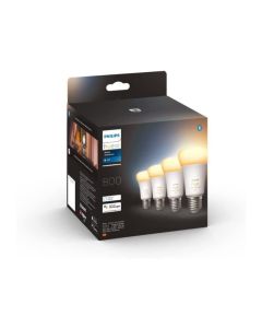 Philips Hue White Ambiance - Pack de 2 ampoules LED connectées E27, 8.5W, 800 lumens, compatible Bluetooth et assistants vocaux