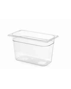 Bac Gastronorme Profi Line GN 1/3 7,8L Polycarbonate Transparent 325x176x(H)200 mm - Hendi