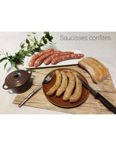 Saucisses Confites – 450g