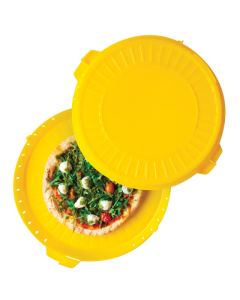 Boîte ronde réutilisable  - Jaune
