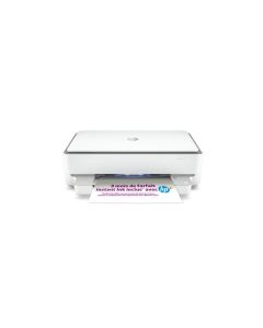 Imprimante Tout-en-Un HP Envy 6032e Blanc avec Fonctionnalités de Numérisation, Copie et Impression