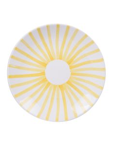 Assiette plate Santiago jaune 26 cm (lot de 6)