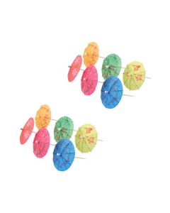 2 Lots de 20 mini parasols pour cocktail Fackelmann