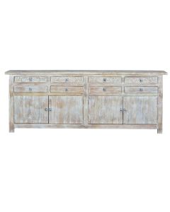 Buffet en manguier blanc vieilli