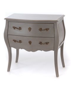 Commode 2 tiroirs Murano taupe