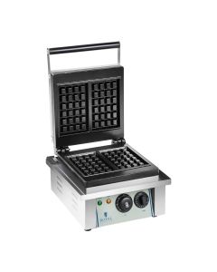 Gaufrier professionnel carré pour gaufres belges authentiques - 2000W en acier inoxydable de qualité