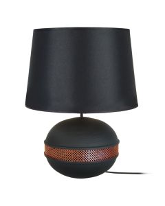 Lampe de salon Saigon métal noir cuivre P40xD40xH60cm