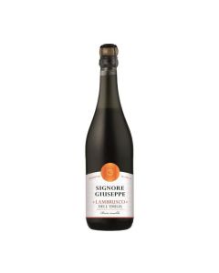 Signore Giuseppe Rosso Lambrusco Dell'Emilia Rouge - Vin pétillant italien de qualité supérieure