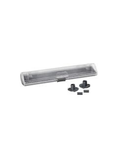 Dévidoir portable 2 usages x-tra roll inox + plast. gris metaltex - 25440510080