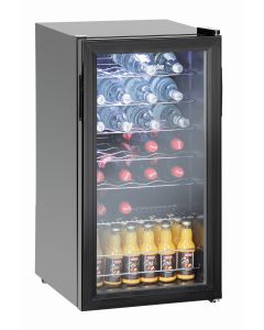 Frigo Bar à Boisson Noir 88 L - Bartscher -