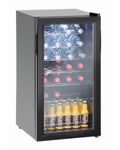 Frigo Bar à Boisson Noir 88 L - Bartscher - 