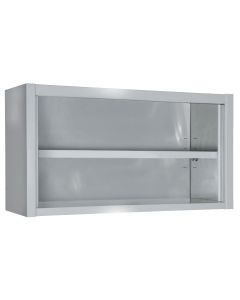 Placard Inox Mural Ouvert 0800 x 400 x 650 mm