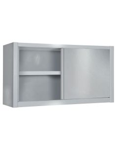 Armoire Inox Suspendue avec Portes Coulissantes - Gamme 400