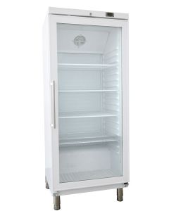 Armoire Positive Pâtissière Blanche Porte Vitrée - 400 Litres