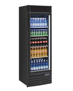 Armoire Réfrigérée à Boissons Noire - 350 Litres