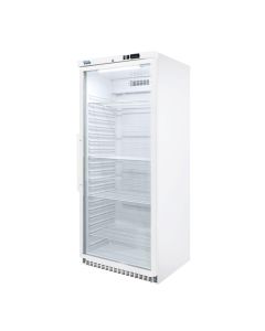 Armoire Réfrigérée Positive en Inox - Porte Vitrée - 600 L - Couleur Blanc - Sofraca