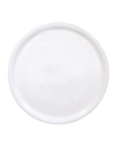 Assiettes à Pizza en Porcelaine Blanche 310 mm Saturnia - Lot de 6 -