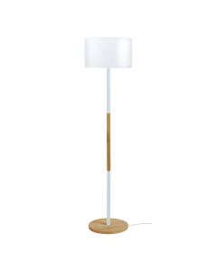 Lampadaire Tandem1B bois naturel blanc P35xD35xH155cm