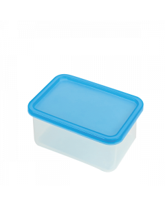 Boîte hermétique translucide + couvercle bleu  - Translucide 0.4 L Gilac