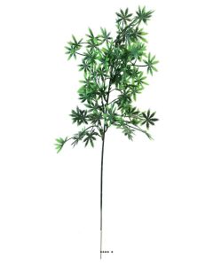 Aralia, Acer en pic plastique artificiel vert H 43 cm superbe