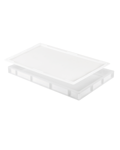Lot bac à pâtons + couvercle  - Blanc 9 L Gilac