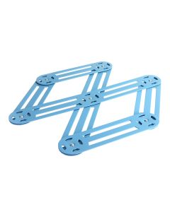 Dessous de plat étirable vintage bleu