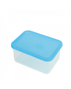 Boîte hermétique translucide + couvercle bleu  - Translucide 0.8 L Gilac
