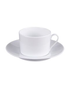 Ensemble café Savoie en porcelaine blanche (lot de 2)