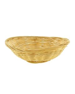 Corbeille à pain bambou Chine ovale 27x20x7cm Lot de 48