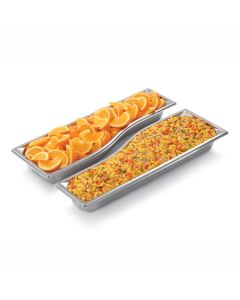 Bac de Présentation Long pour Buffet GN 2/4 - H 65 à 89 mm - Pujadas
