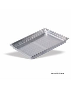 Bac Gastro Inox GN 2/1 Perforé - H 100 mm - Pujadas