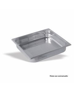 Bac Gastro Inox GN 2/3 Perforé - H 100 mm - Pujadas