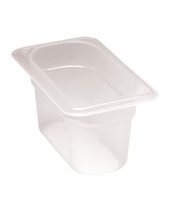 Bac Polypropylène GN 1/9 - Profondeur 100 mm - Cambro