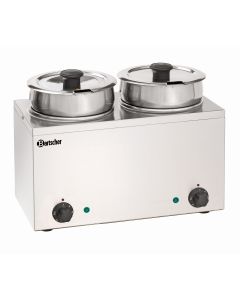 Bain Marie Électrique à Sauce - 2 x 3,5 L - Bartscher