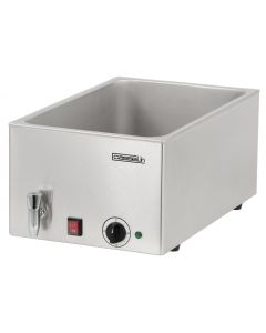 Bain Marie Inox GN 1/1 avec Robinet de Vidange - Casselin