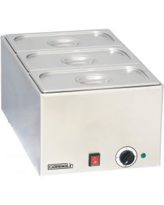 Bain-Marie Professionnel Inox 3 Bacs GN 1/3 - Casselin