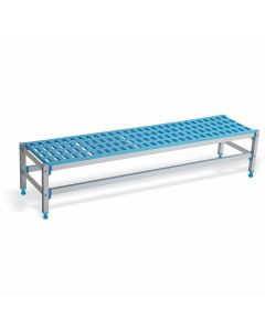 Banc en Aluminium et Polypropylène Profondeur 555 mm - L 715 à 1480 mm - Pujadas