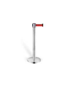 Barrière Rétractable Inox Sangle 2 m - Combisteel