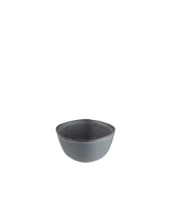 Bol irrégulier en céramique gris 12x6 cm