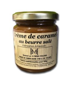 Crème de caramel au beurre salé artisanale - 240g