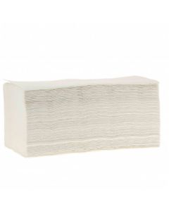 Essuie Main Pliés Tissue en V - 2 plis - Recyclé blanc x 20 x 160 feuilles (3200) - WEPA Professional