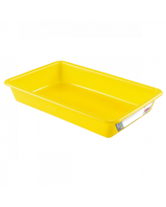 Bac plat HACCP  - Jaune 8 L Gilac