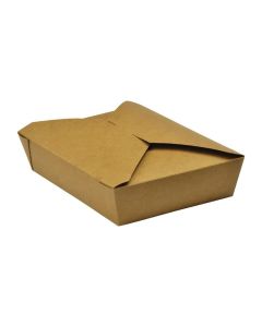Boîtes Alimentaires en Carton Compostable No.2 1500mL - Lot de 280 - Vegware