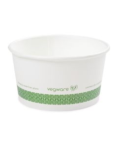 Bol à Soupe ou Glace Compostable 110 ml Série 90 - Vegware - Lot de 1000