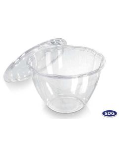 Bol Boule Transparent en PLA 1400 ml - Lot de 50 - SDG