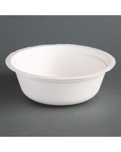 Bol en Bagasse Compostable 511 ml - Lot de 50 - Fiesta Green