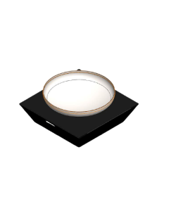 Brasero de Table Noir Ø 800mm Le P'tit Glaude - Brasero Artisan
