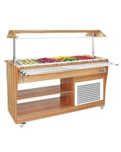 Buffet Froid Professionnel Central - 4 x GN 1/1 - Polar