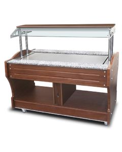 Buffet Neutre Professionnel - 4 Bacs GN 1/1 - Mastro